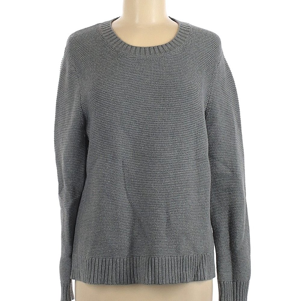 JCrew Grey Knit Sweater